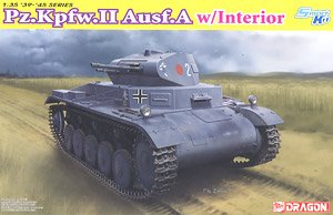 WW.II Pz.Kpfw.II Ausf.A w/Interior (Plastic model)