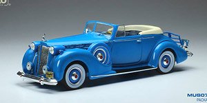 パッカード V12 LeBARON スピードスター 1934 (ブルー) (ミニカー)