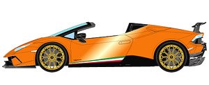 Lamborghini Huracn Performante Spyder 2018 マットパールオレンジ (ミニカー)