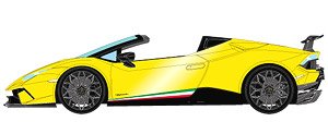 Lamborghini Huracn Performante Spyder 2018 パールイエロー (ミニカー)