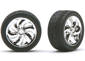 `Cyclones` Rims w/Tire Chrome (Set of 4) (Accessory)