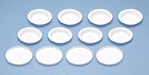 白い塗料皿 ベーシックタイプ (8枚入) (工具)