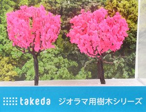 Rhododendron (Pink) 8cm Wire (Model Train)