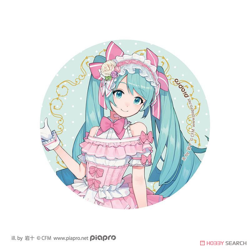 Hatsune Miku Big Can Badge (Mirror Country Ver.) Pink (Anime Toy) Item picture1