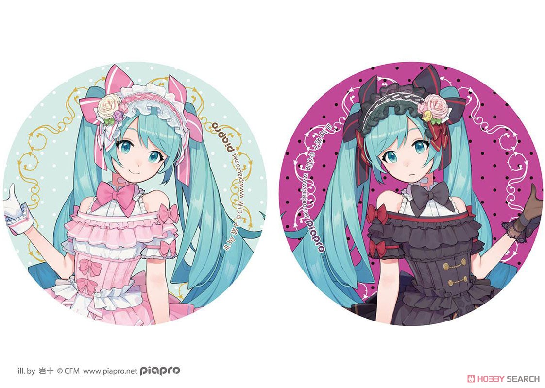 Hatsune Miku Big Can Badge (Mirror Country Ver.) Pink (Anime Toy) Other picture1