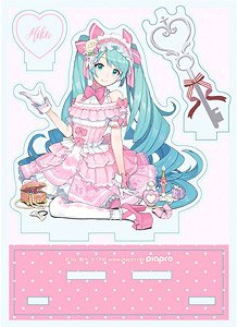 Hatsune Miku Acrylic Accessory Stand (Mirror Country Ver.) Pink (Anime Toy)