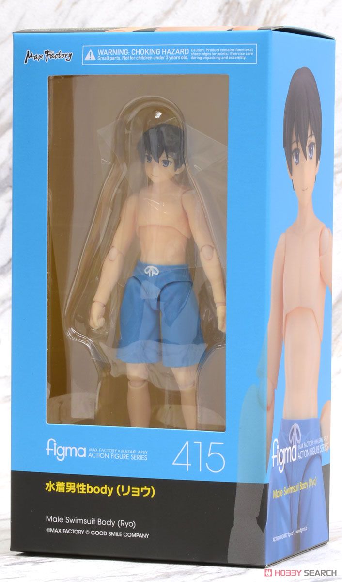 figma 水着男性body (リョウ) (フィギュア) パッケージ1