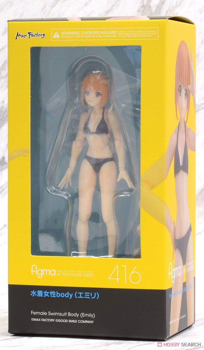 figma 水着女性body (エミリ) (フィギュア) パッケージ1