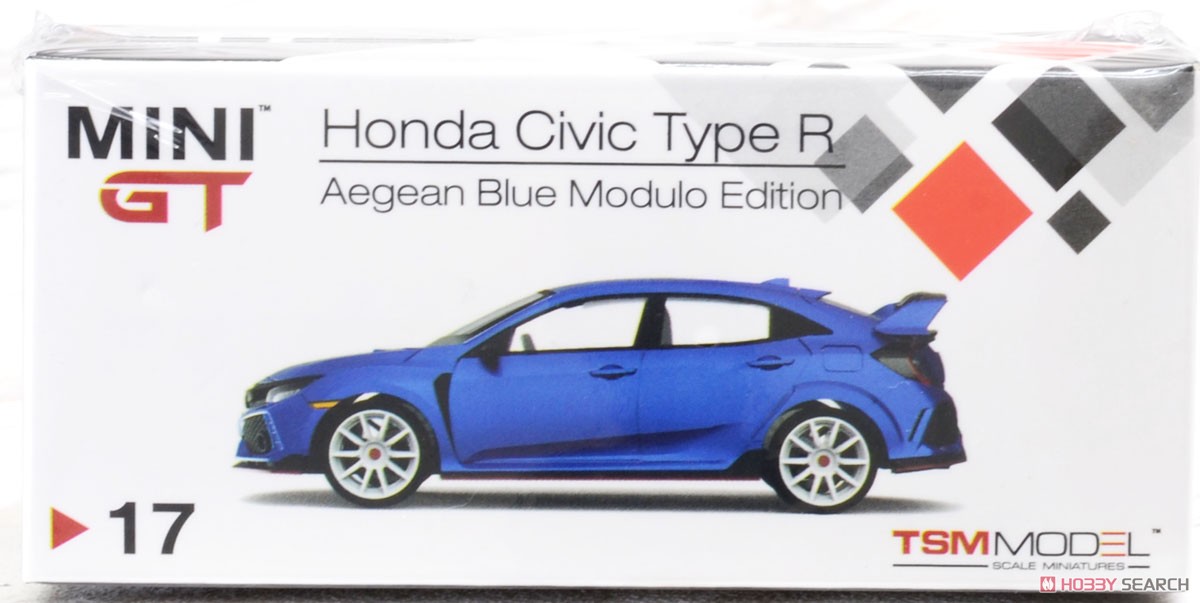 Honda Civic Type R (FK8) Blue Metallic Modulo Edition - LHD (Diecast Car) Package1