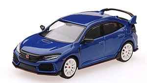 Honda シビック Type R モデューロキット装着車 ブリリアントスポーティブルー・メタリック (右ハンドル) (ミニカー)