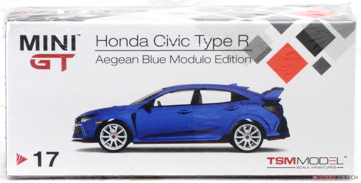 Honda Civic Type R (FK8) Blue Metallic Modulo Edition - RHD (Diecast Car) Package1