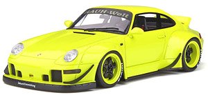 RWB 993 ダックテール (ネオンイエロー) (ミニカー)