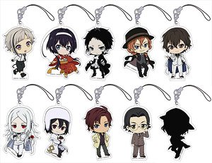 Bungo Stray Dogs: Dead Apple Puchikko Trading Acrylic Strap (Set of 10) (Anime Toy)