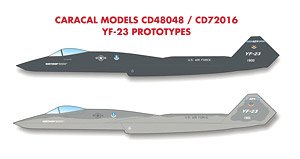 USAF YF-23 Prototypes (Decal)