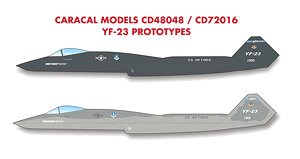 アメリカ空軍 YF-23 (デカール)