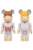 BE@RBRICK Little Twin Stars キキ & ララ セット 100％ (レトロカラーVer.) 2 PACK (完成品) 商品画像1