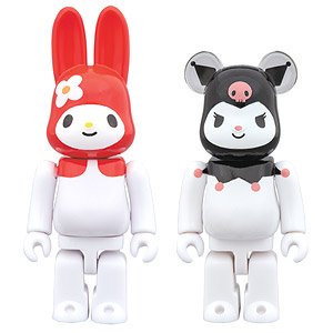 T@Bbrick My Melody (Akamelo Ver.) & Be@Rbrick Kuromi 100% 2 Pack (Completed)