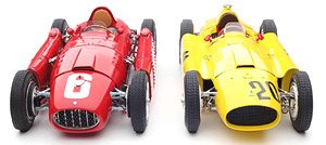 フェラーリ D50 ベルギーGP #20 A.Pilette (イエロー) + ランチア D50 トリノGP #6 Ascari Bundle (レッド) (ミニカー)