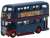(N) RT Bus Browns Blue (Model Train) Item picture1