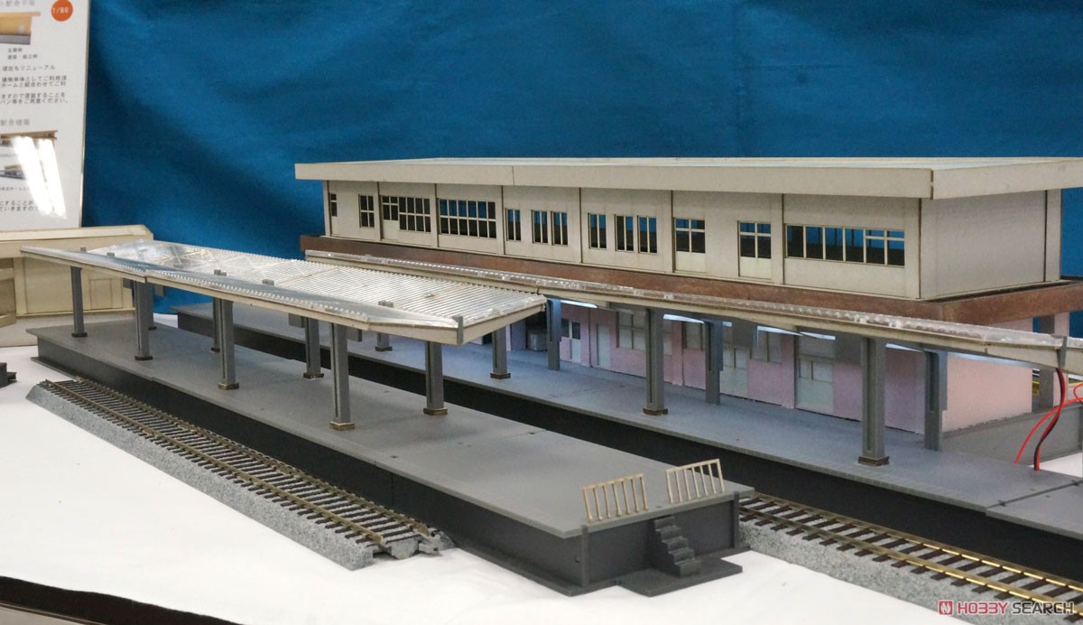 16番(HO) コンクリート駅舎増築 (組み立てキット) (鉄道模型) その他の画像1