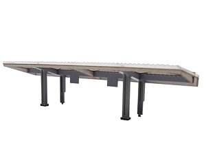 1/80(HO) Roof Kit for One-Sided Platform (Unassembled Kit) (Model Train)