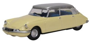 (OO) Citroen DS19 Jonquil Yellow And Silver (Model Train)