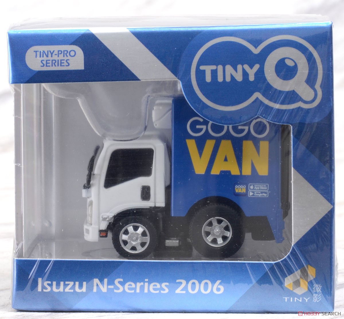 TinyQ いすゞ Nシリーズ Box Lorry GoGoVan (チョロQ) パッケージ1
