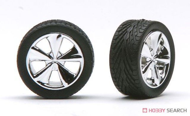 `TIBURON`s` ホイール クロームメッキ仕様 タイヤ付4本セット (アクセサリー) 商品画像1