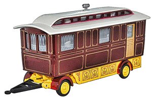 (OO) Showmans Caravan Maroon (Model Train)