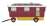 (OO) Showmans Caravan Maroon (Model Train) Other picture1