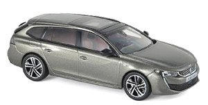 プジョー 508 SW GT 2018 アマゾナイトグレー (ミニカー)