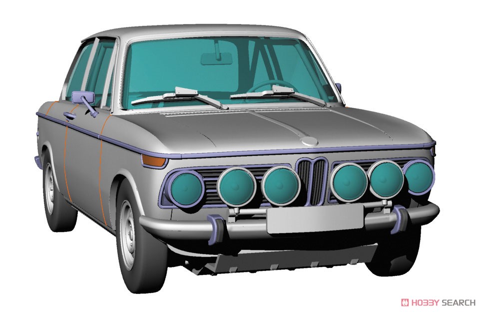 BMW 2002ti `1971 スウェディッシュ ラリー` (プラモデル) その他の画像2
