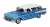 (HO) Chevrolet Nomad 1957 Hot Rod Blue / Fire Pattern (Model Train) Item picture1