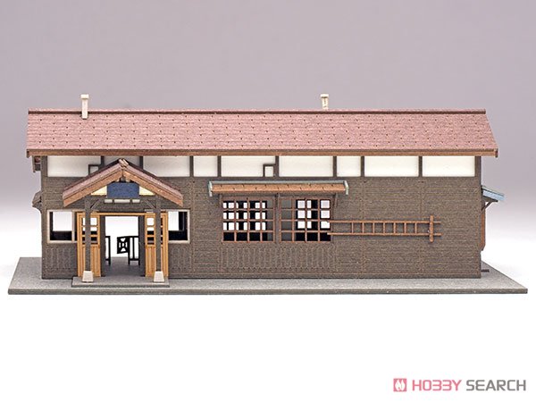 1/150ペーパーモデルキット 駅舎シリーズ19：地方駅舎 / 西大塚駅タイプ (モチーフ：山形鉄道 西大塚駅 駅舎) (組み立てキット) (鉄道模型) 商品画像3