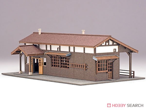 1/150ペーパーモデルキット 駅舎シリーズ19：地方駅舎 / 西大塚駅タイプ (モチーフ：山形鉄道 西大塚駅 駅舎) (組み立てキット) (鉄道模型) 商品画像5