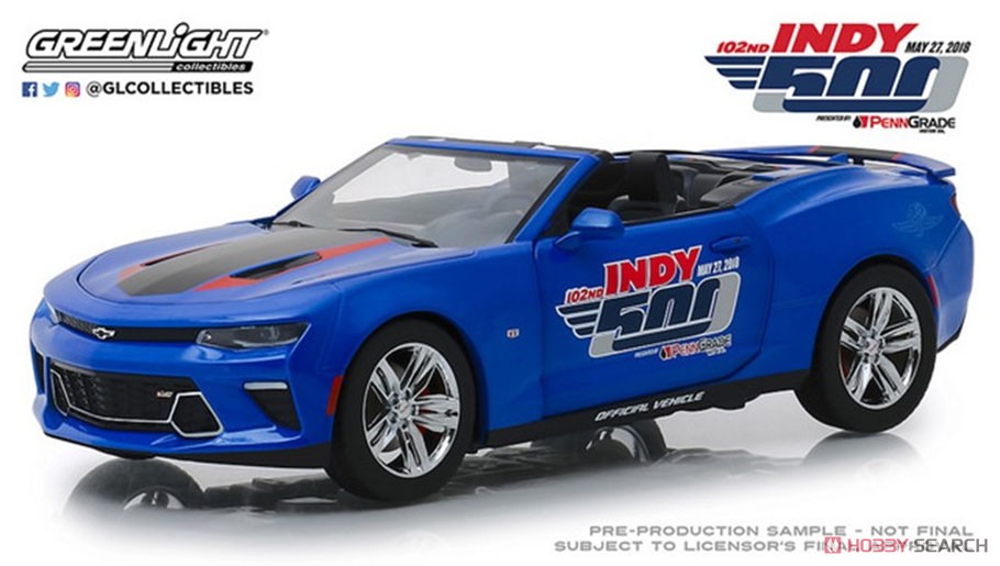 2018 Chevrolet Camaro Convertible 102nd Indy 500 PennGrade Motor Oil 500 Festival Event (Diecast Car) Item picture1
