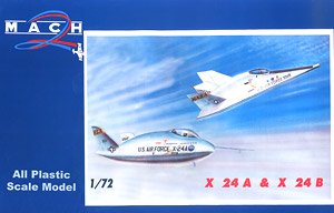 Martin Marietta X-24 A & B Prototypes Test De La Space Shuttle (Set of 2) (Plastic model)