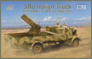 伊・ランチャア 3Ro 重トラック自走砲 100ミリ榴弾砲 da100/17 (プラモデル)