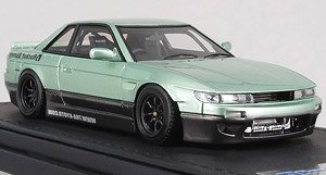 Rocket Bunny S13 V1 Green / Gray (ミニカー)