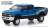 2016 Ram 2500 Power Wagon - Blue Streak Pearlcoat (ミニカー) 商品画像1