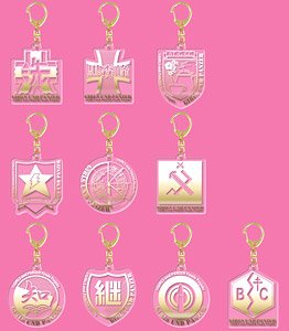 Girls und Panzer das Finale Gold Line Acrylic Key Ring (Set of 10) (Shokugan)