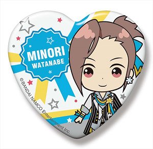 アイドルマスター SideM SideMini ハート缶バッジ グローリーモノクローム 渡辺みのり (キャラクターグッズ)