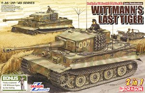 WW.II German Tiger I Late Production Wittmann`s Last Tiger (Plastic model)
