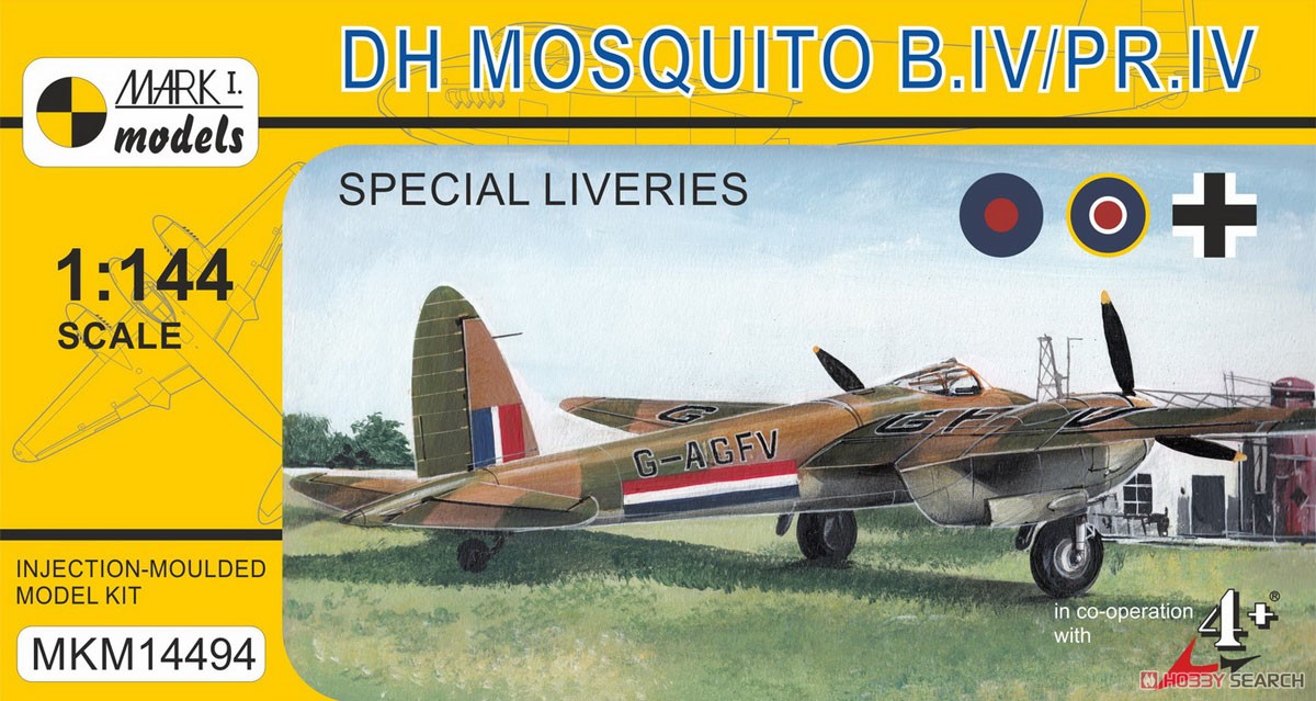 D.H. Mosquito PR.IV/B.IV `Special Liveries` (Plastic model) Package1