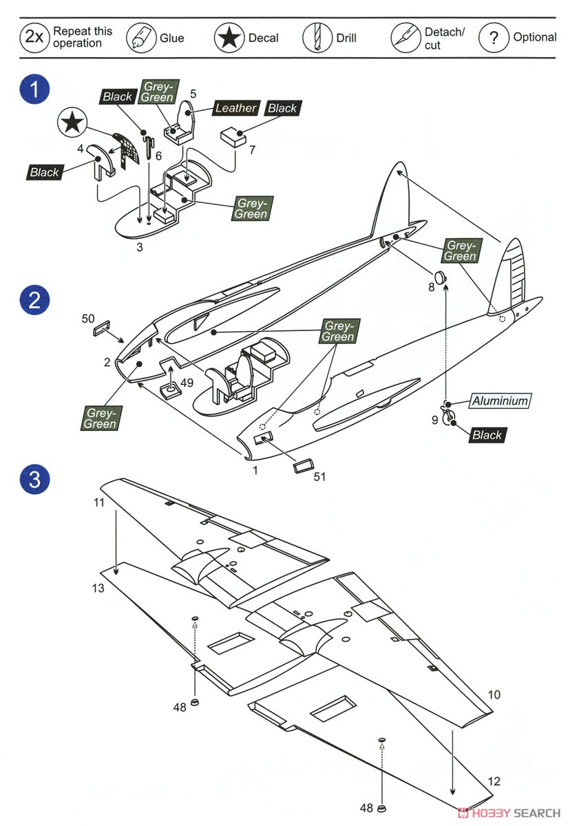 D.H. Mosquito PR.IV/B.IV `Special Liveries` (Plastic model) Assembly guide1
