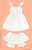 AZO2 Marshmallow Color Babydoll Set (White) (Fashion Doll) Item picture2