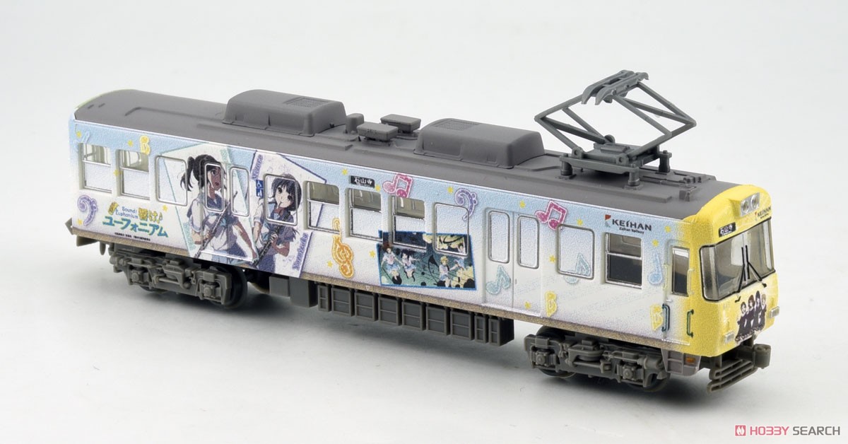 鉄道コレクション 京阪電車大津線 600形 4次車 「響け！ユーフォニアム」 ラッピング電車2018 (2両セット) (鉄道模型) 商品画像3