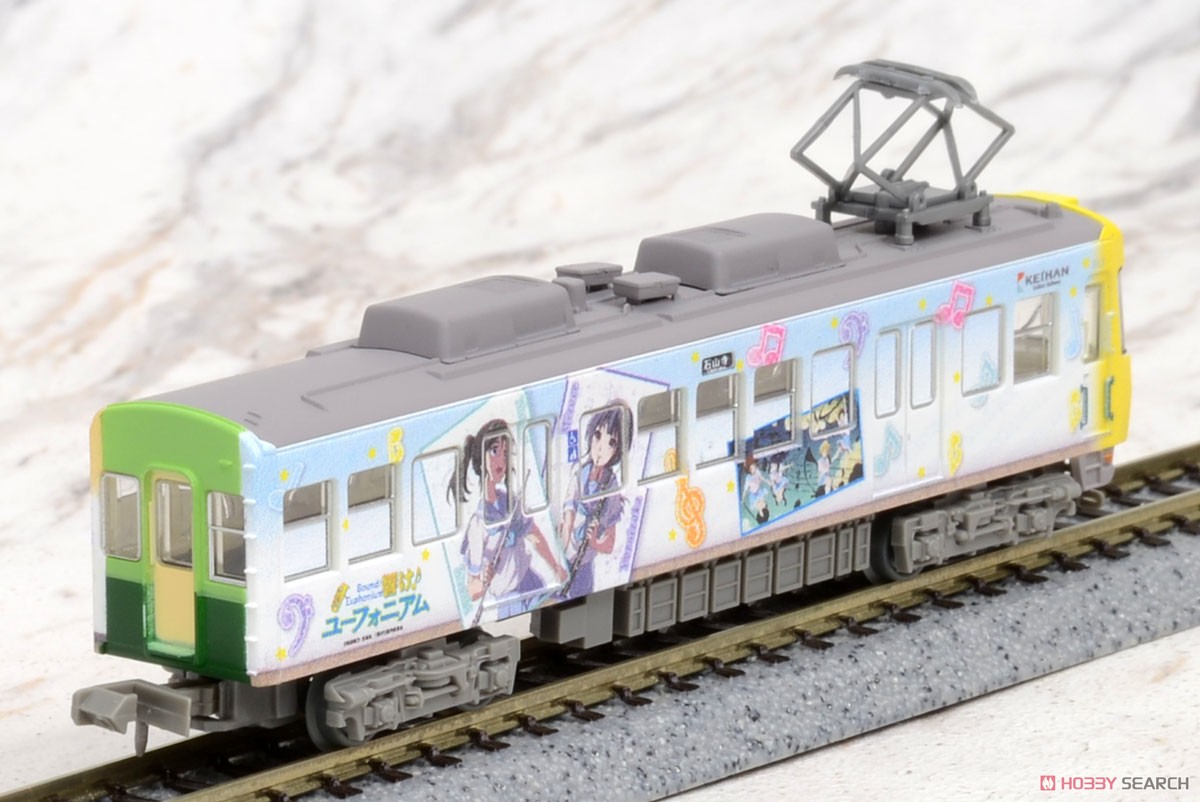 鉄道コレクション 京阪電車大津線 600形 4次車 「響け！ユーフォニアム」 ラッピング電車2018 (2両セット) (鉄道模型) 商品画像8