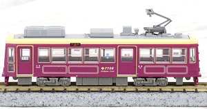 The Railway Collection Tokyo Metropolitan Bureau of Transportation Type 7700 (Dark Red) (Model Train)