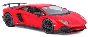 Lamborghini Aventador SV Coupe (Red) (Diecast Car)